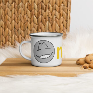 "MRIXRT" Smilie Enamel Mug