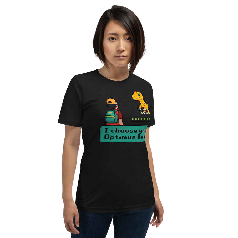 "I choose you, Optimus Rex" Short-Sleeve Unisex T-Shirt