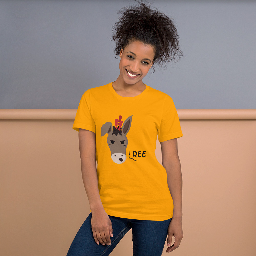 "Ree Donkey" Short-Sleeve Unisex T-Shirt - Image 5