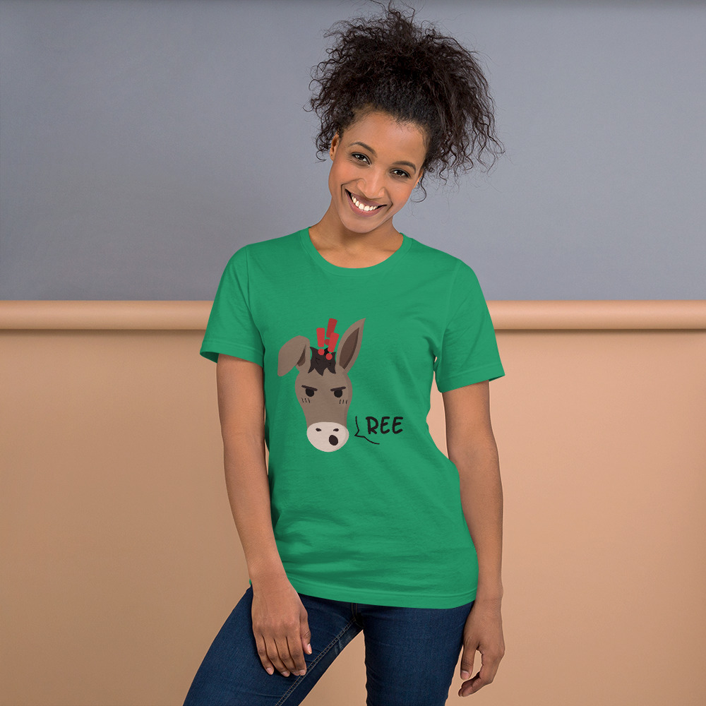 "Ree Donkey" Short-Sleeve Unisex T-Shirt - Image 3