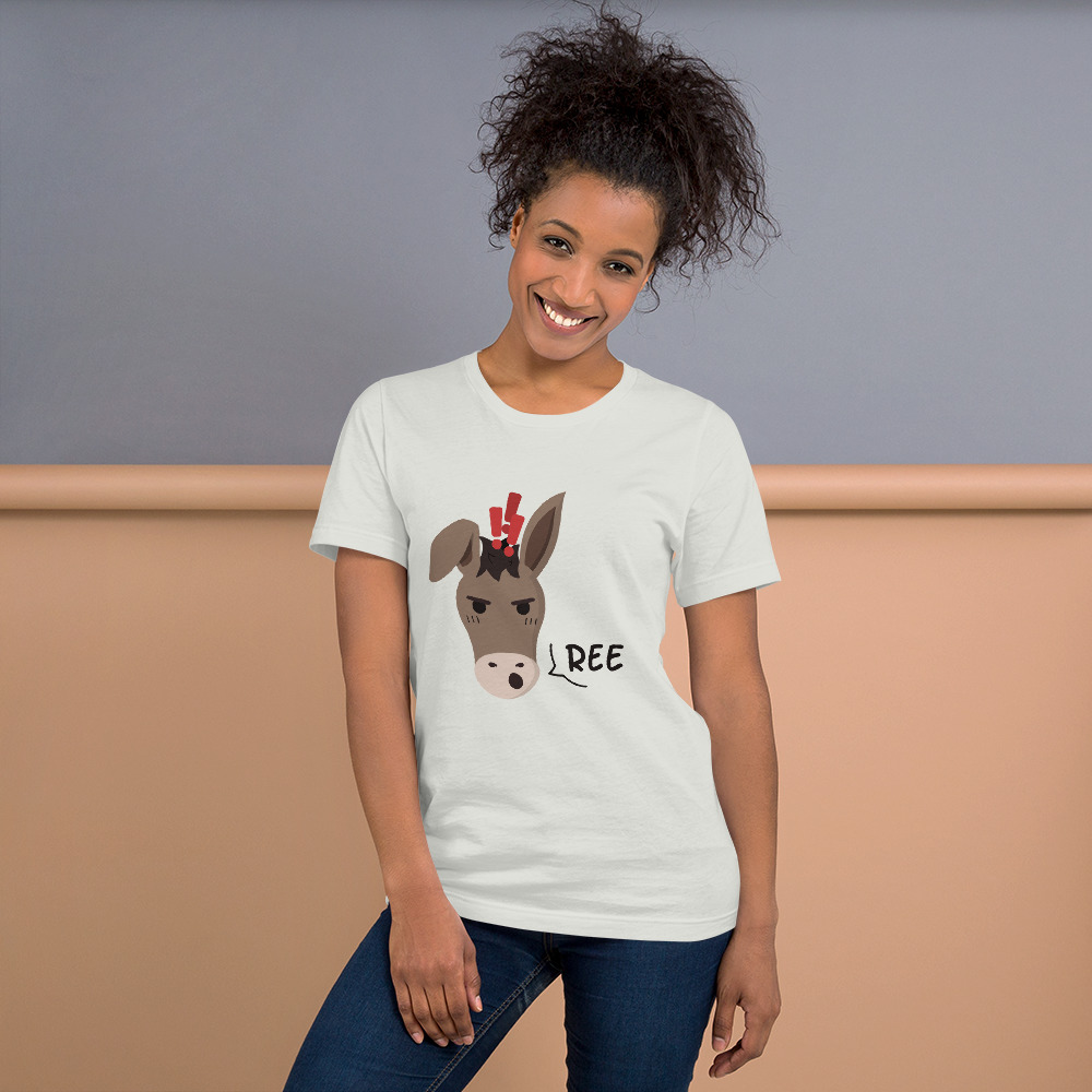 "Ree Donkey" Short-Sleeve Unisex T-Shirt