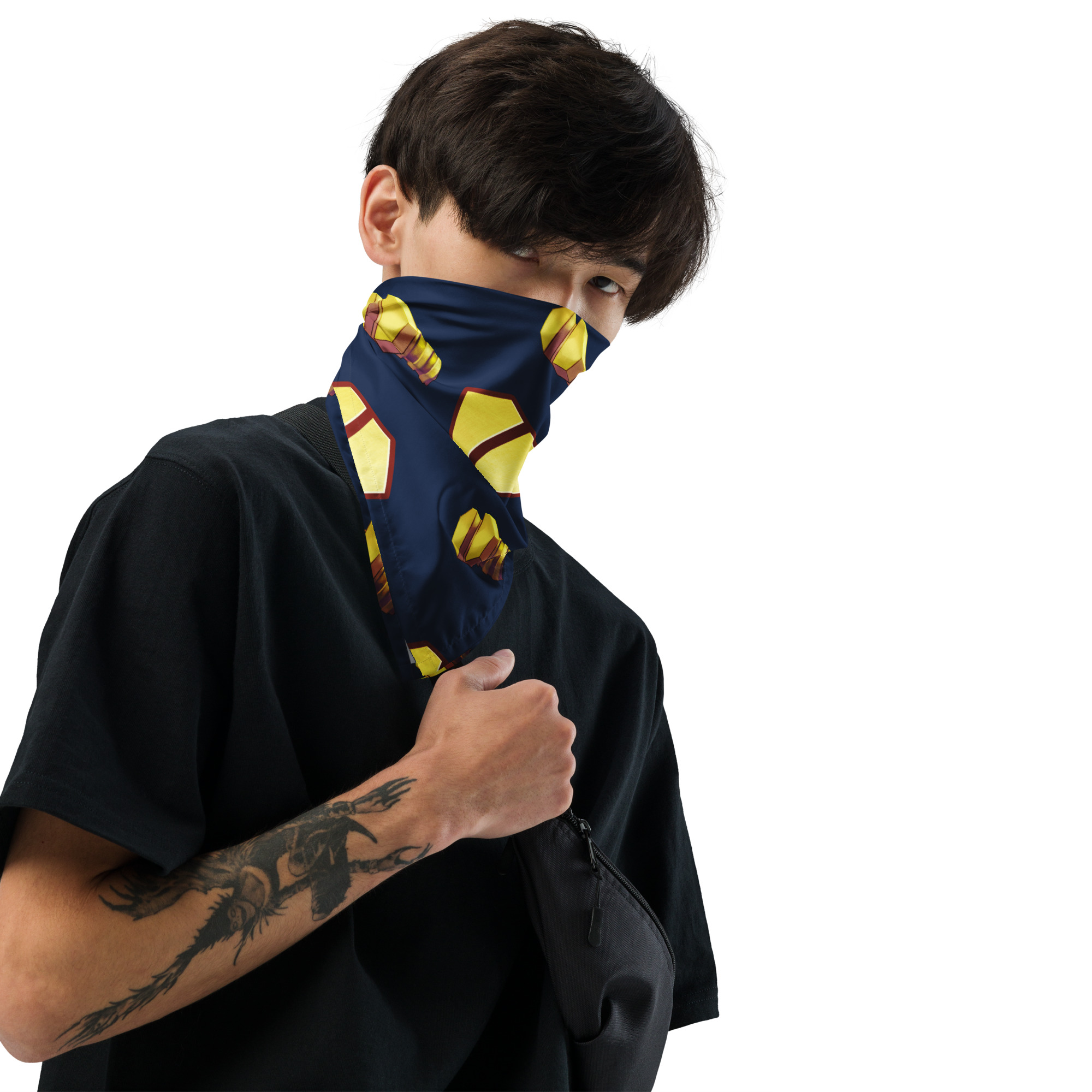 "Golden Hex" Pet Bandana - Image 4